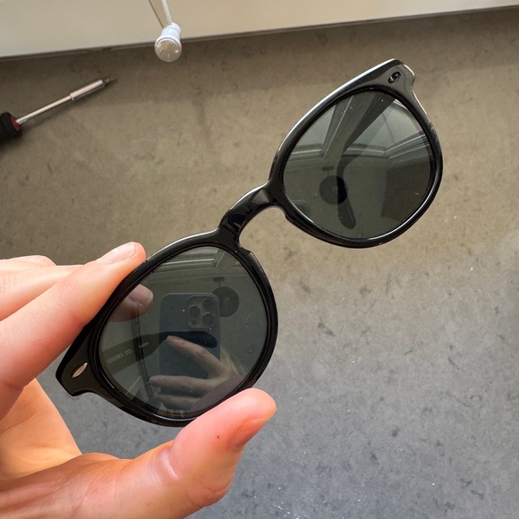 OLIVER PEOPLES SHELDRAKE GLASSES - BLACK - Picture 6 of 8